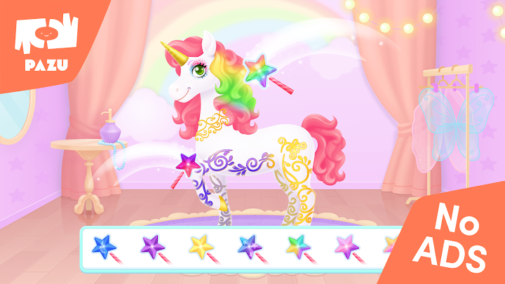 My Unicorn dress up for kids screenshot