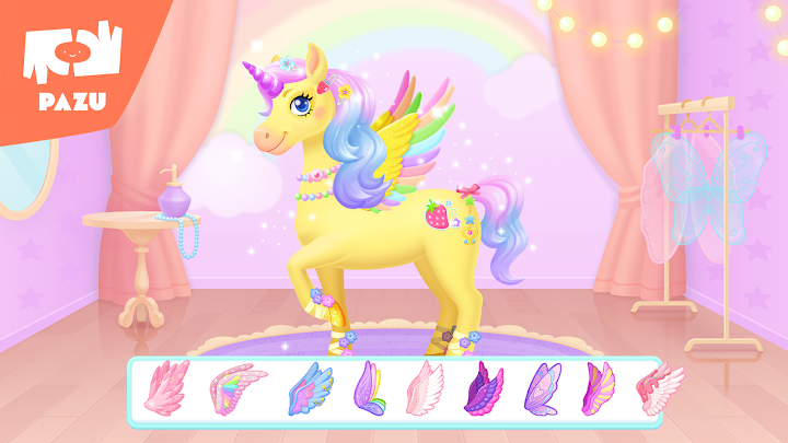 My Unicorn dress up for kids screenshot